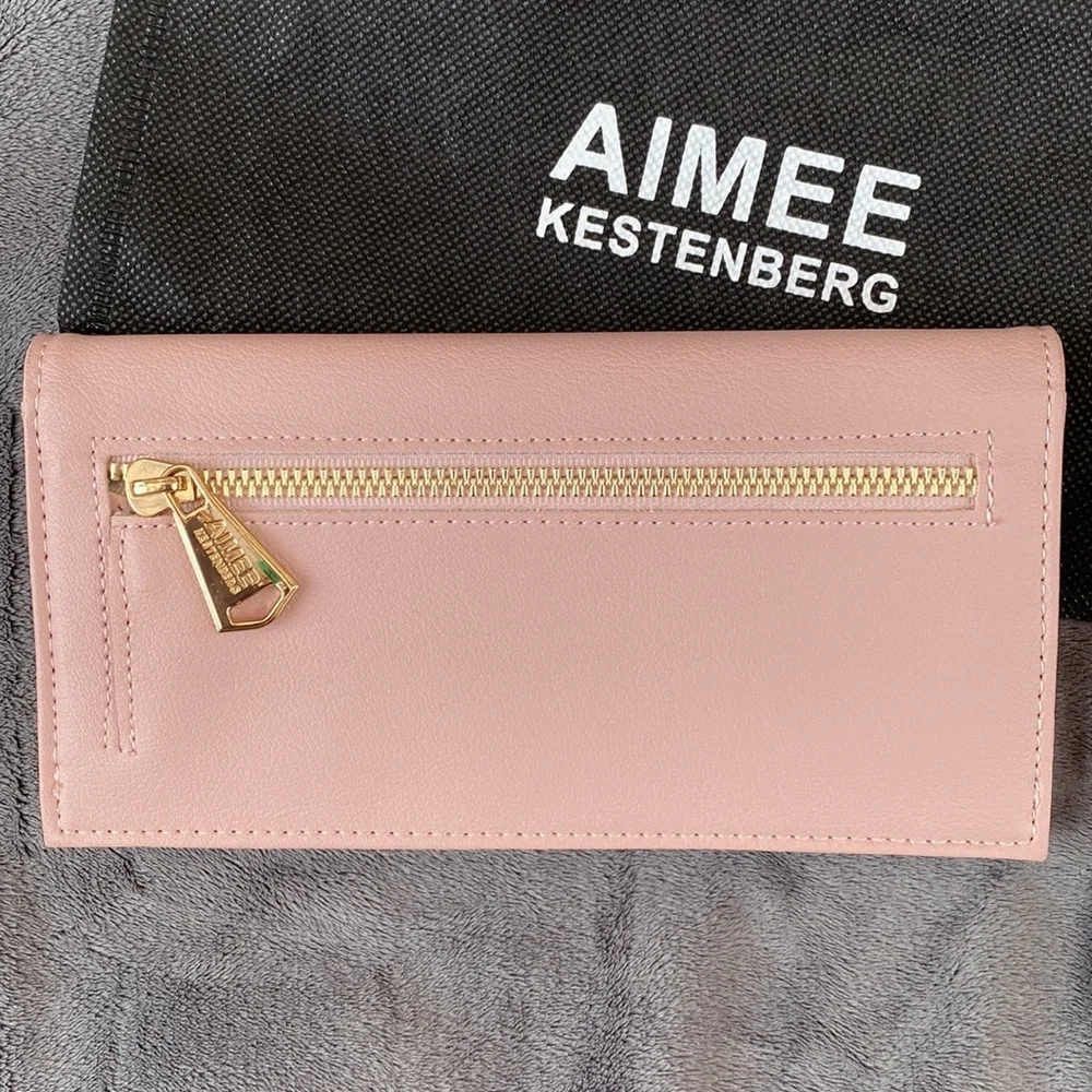 Aimee Kestenberg pale pink wallet - Picture 2 of 3